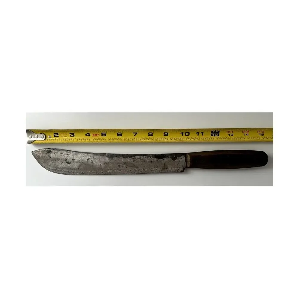 Keen Kutter Cutlery Knife Full Tang Brass Rivets Wood Handle 10